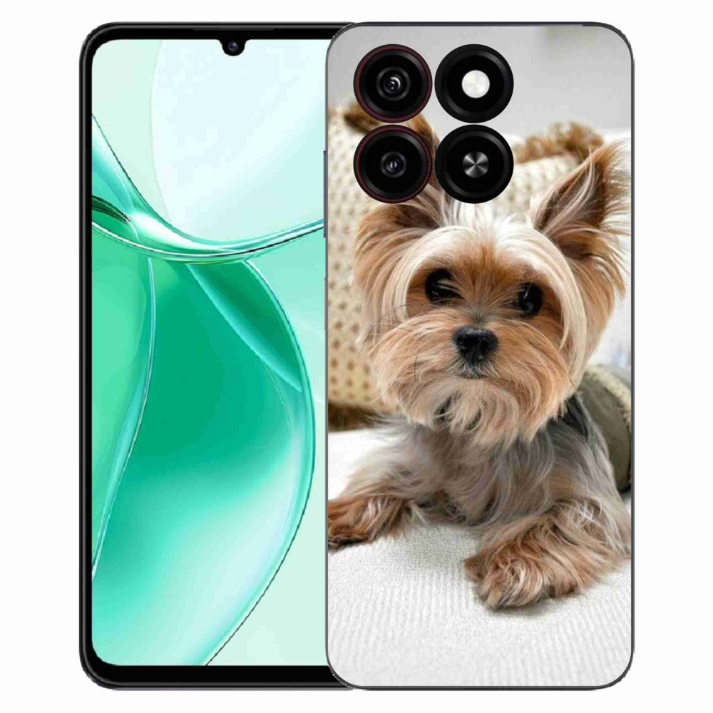 Gelový kryt mmCase na ZTE Blade A35 - jorkšír 5