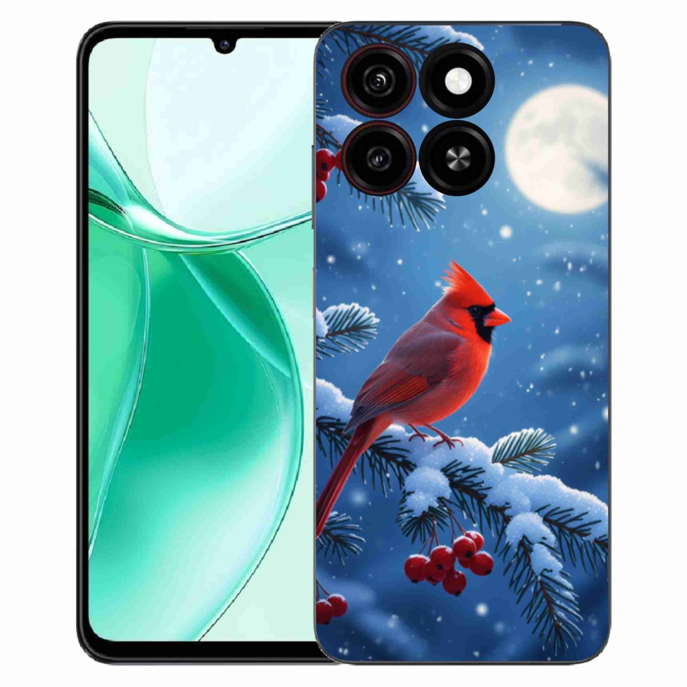 Gelový kryt mmCase na ZTE Blade A35 - kardinál červený