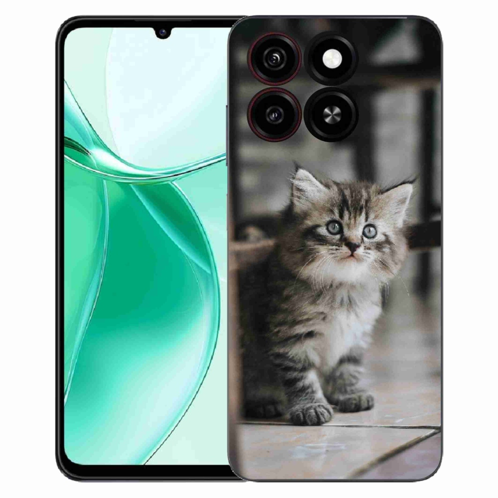 Gelový kryt mmCase na ZTE Blade A35 - koťátko