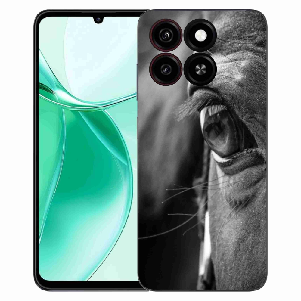Gelový kryt mmCase na ZTE Blade A35 - koňský pohled