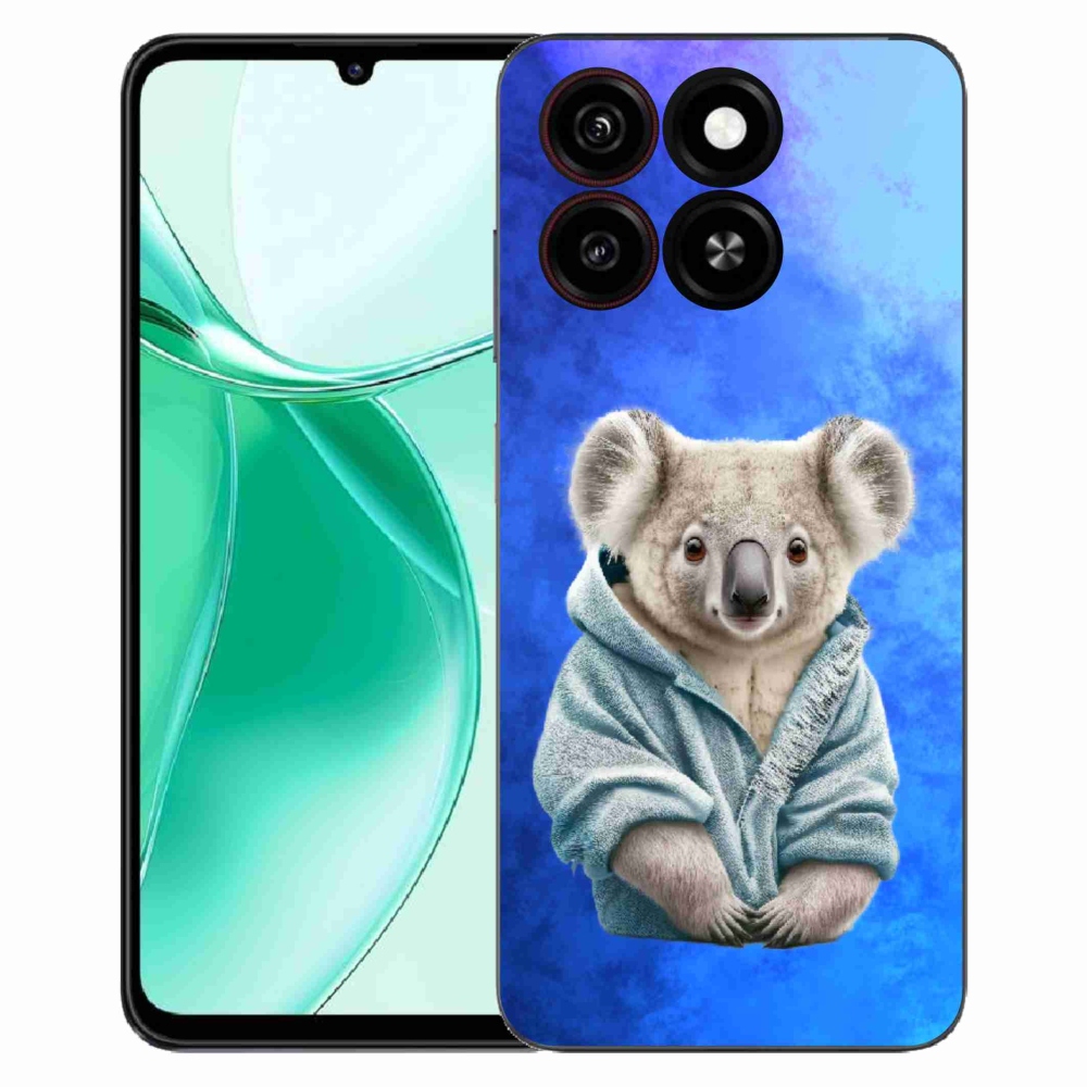 Gelový kryt mmCase na ZTE Blade A35 - koala ve svetru