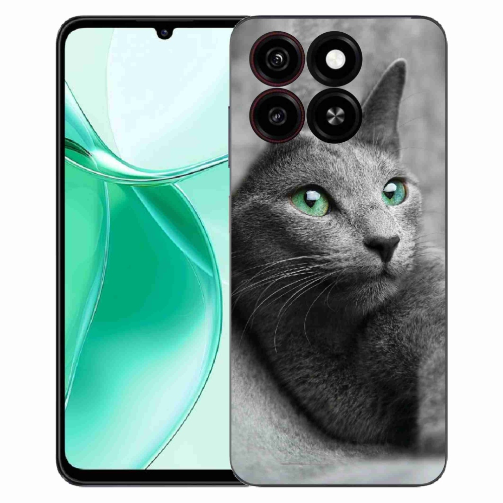 Gelový kryt mmCase na ZTE Blade A35 - kočka 2