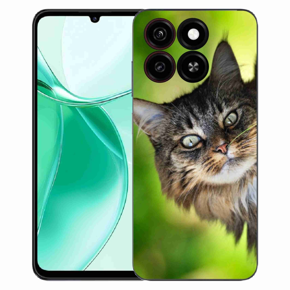 Gelový kryt mmCase na ZTE Blade A35 - kočka 3