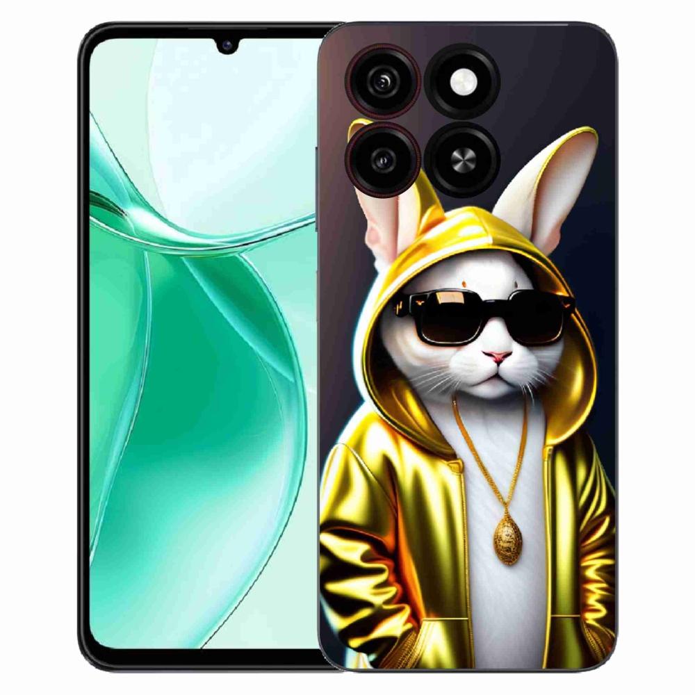 Gelový kryt mmCase na ZTE Blade A35 - kočka boss