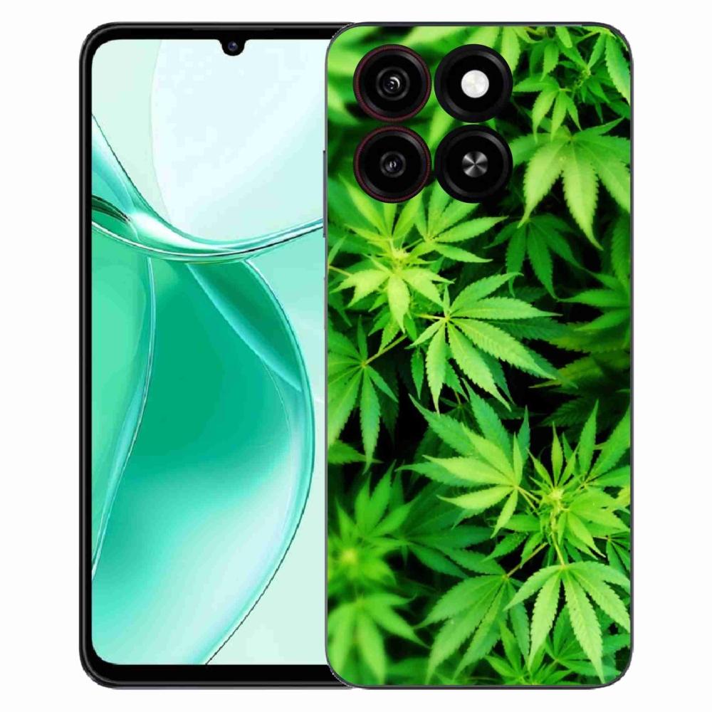 Gelový kryt mmCase na ZTE Blade A35 - konopí 3