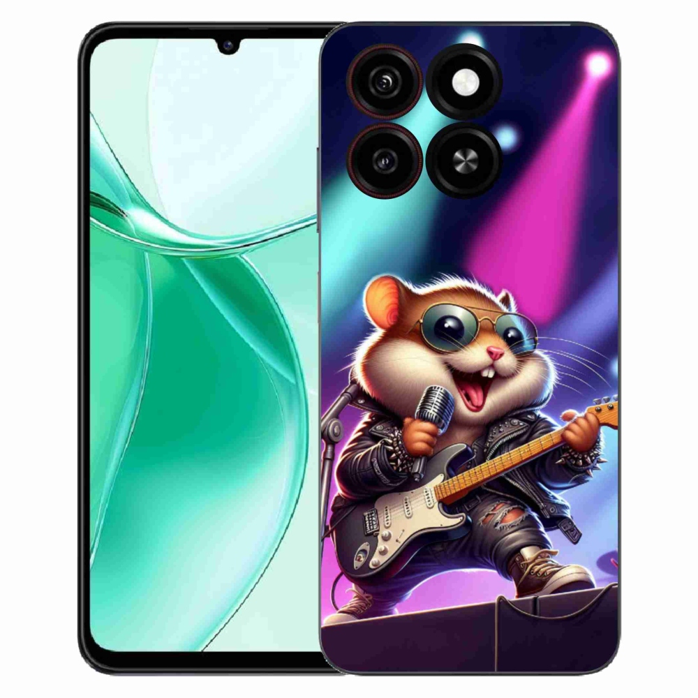 Gelový kryt mmCase na ZTE Blade A35 - křeček rocker