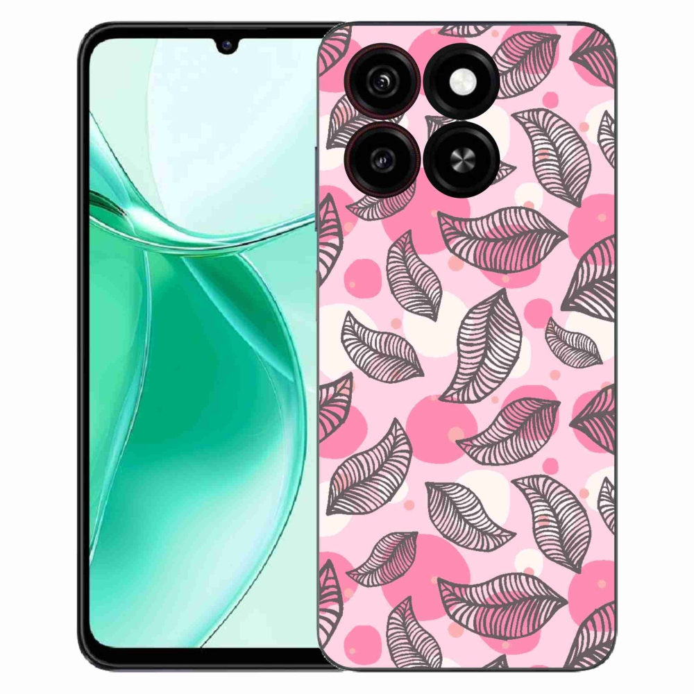 Gelový kryt mmCase na ZTE Blade A35 - kreslené padající listy