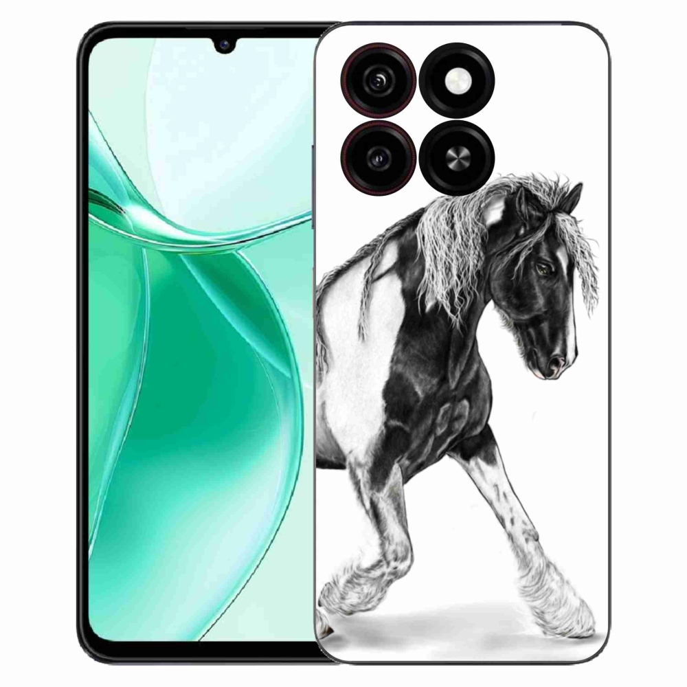Gelový kryt mmCase na ZTE Blade A35 - kůň