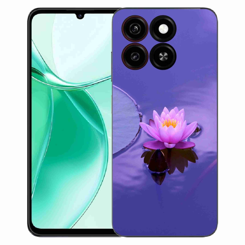 Gelový kryt mmCase na ZTE Blade A35 - květ na hladině