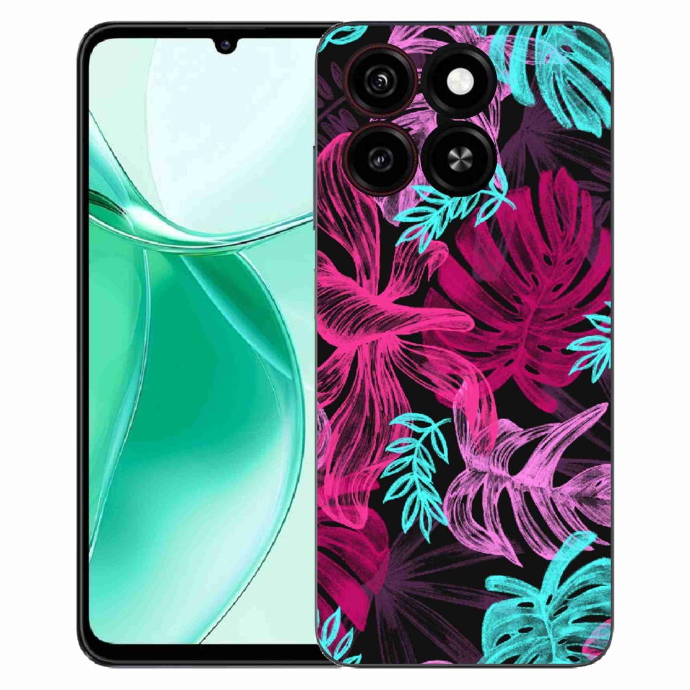 Gelový kryt mmCase na ZTE Blade A35 - květiny 1