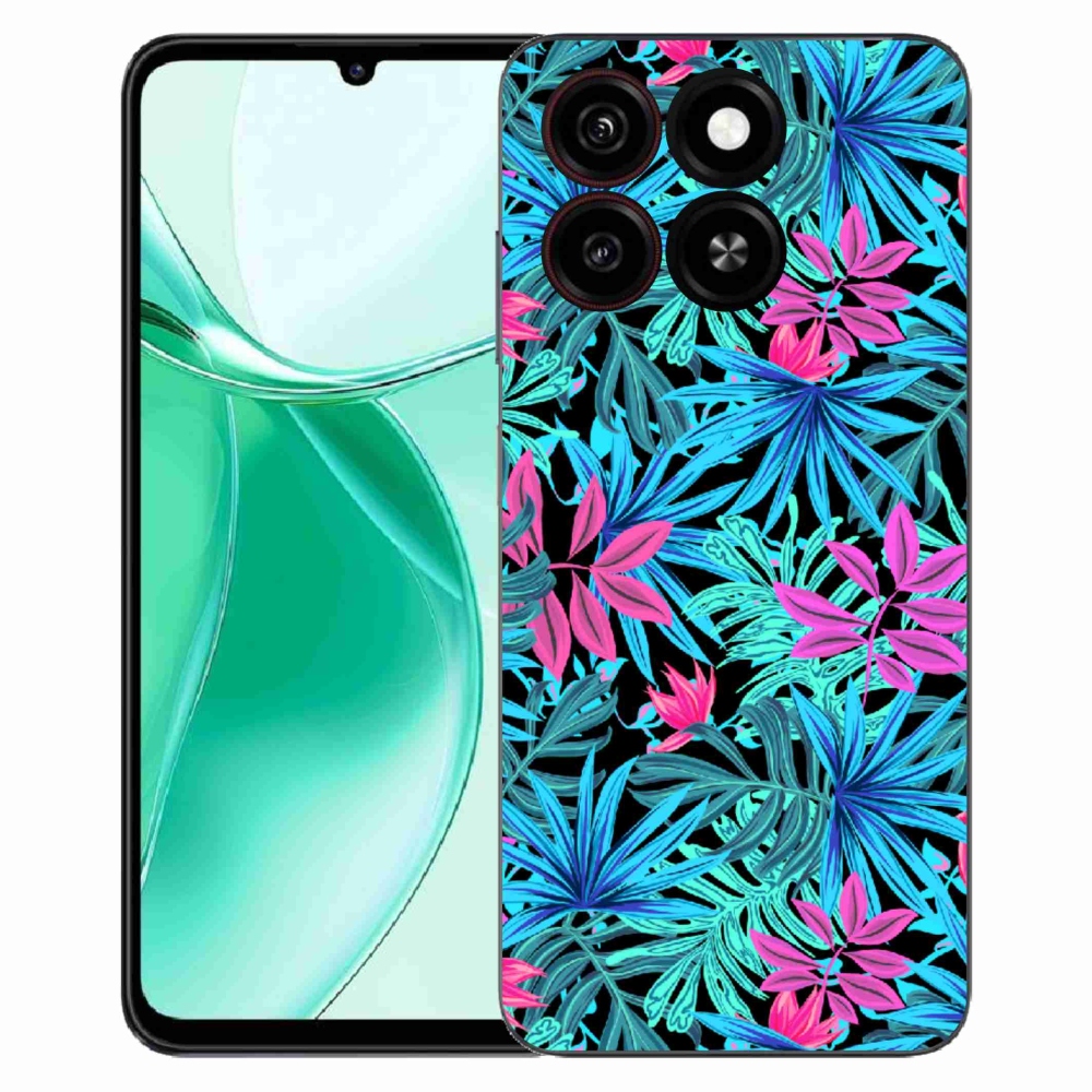 Gelový kryt mmCase na ZTE Blade A35 - květiny 3