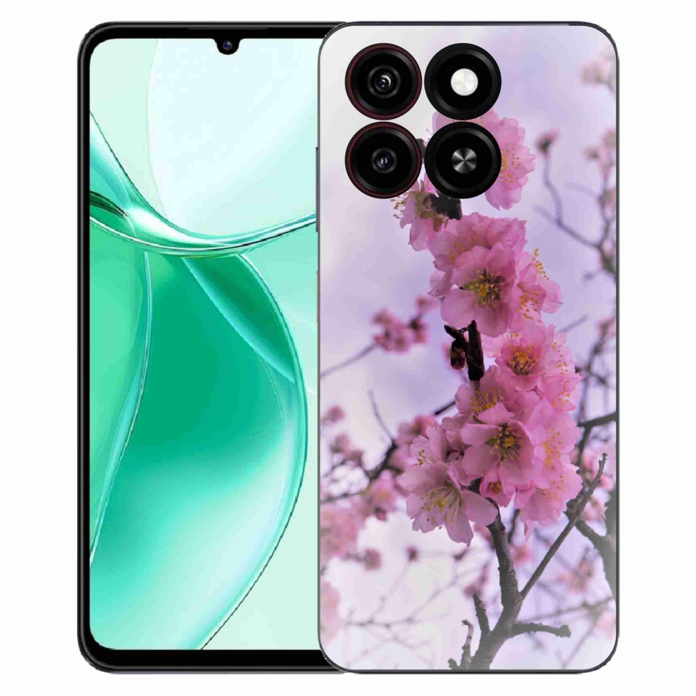 Gelový kryt mmCase na ZTE Blade A35 - květiny 7