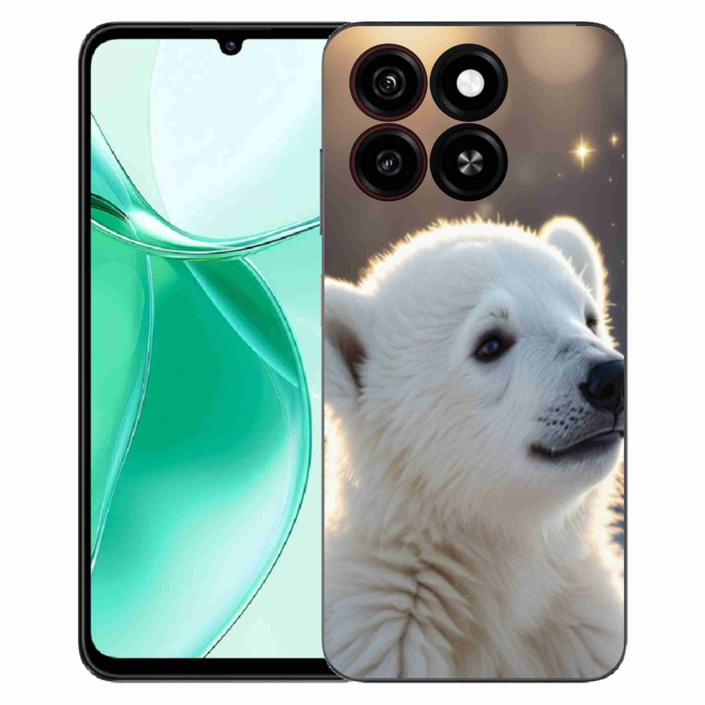 Gelový kryt mmCase na ZTE Blade A35 - lední medvěd