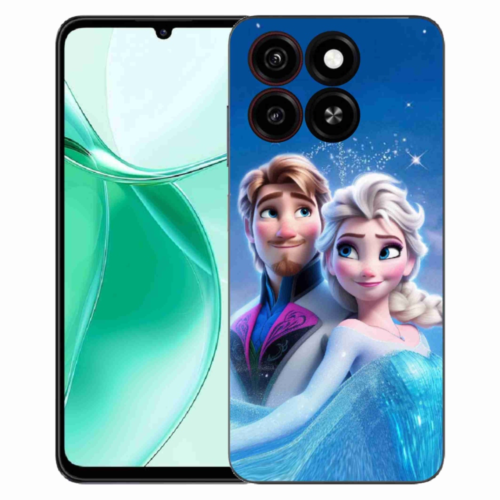 Gelový kryt mmCase na ZTE Blade A35 - ledové království 1