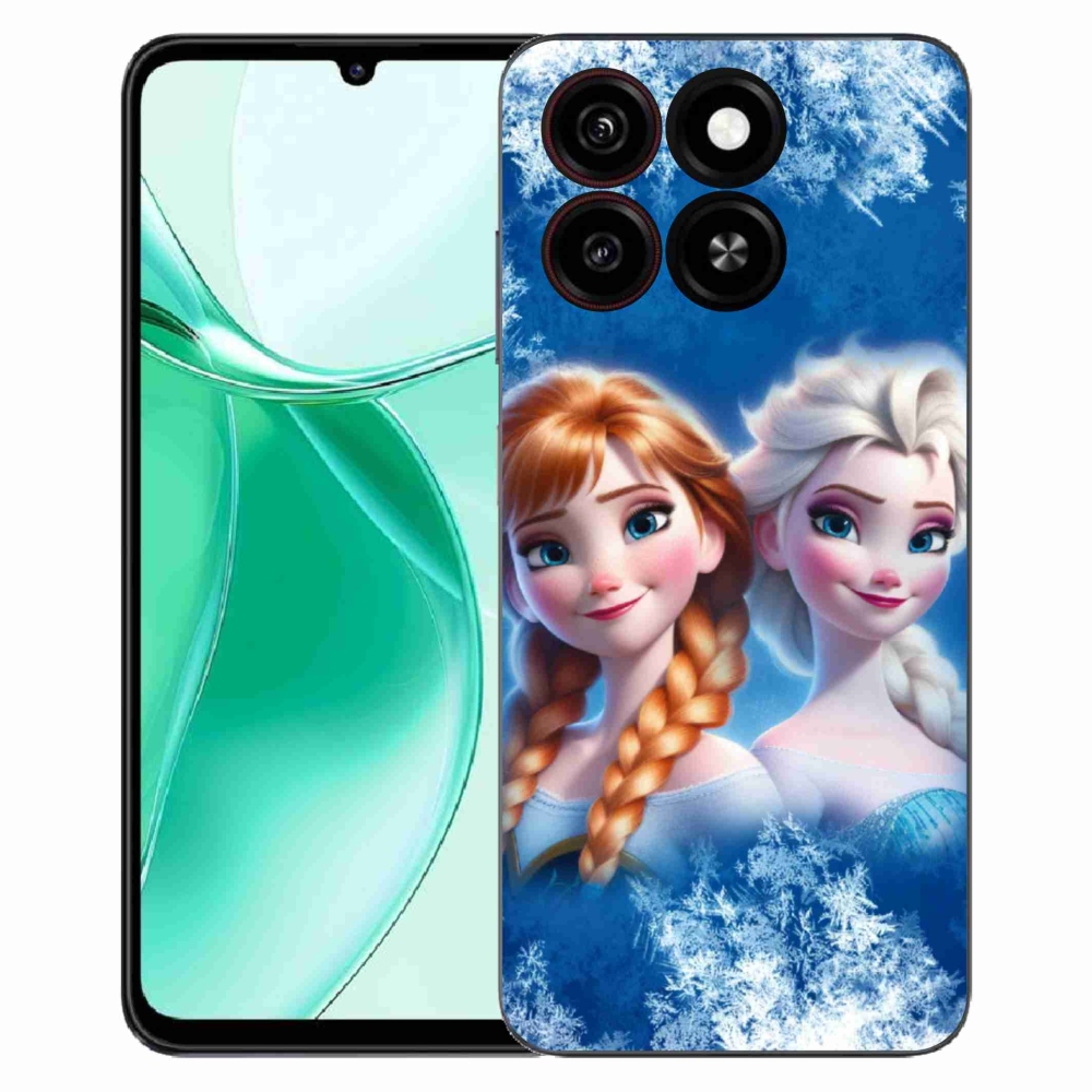 Gelový kryt mmCase na ZTE Blade A35 - ledové království 2