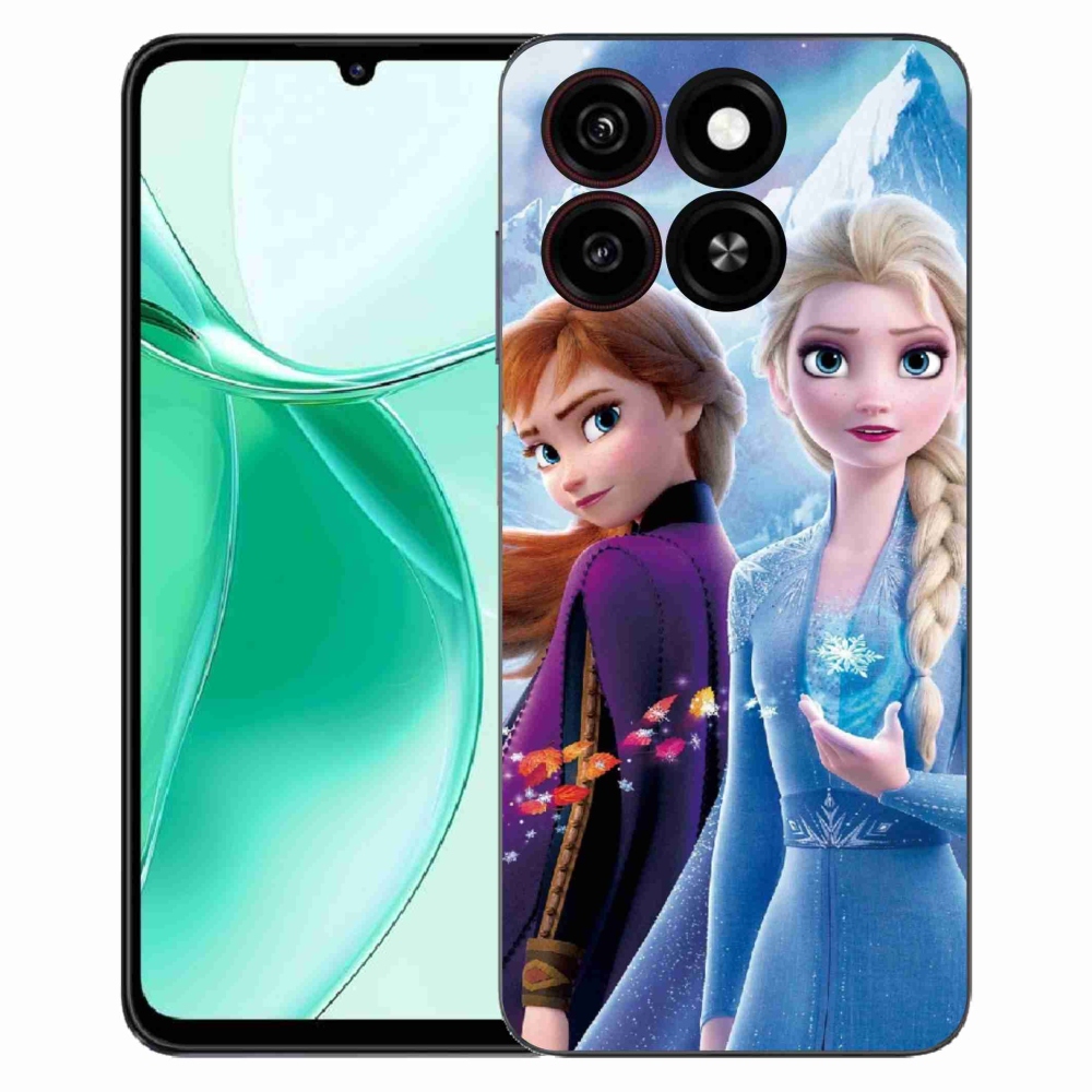 Gelový kryt mmCase na ZTE Blade A35 - ledové království 3