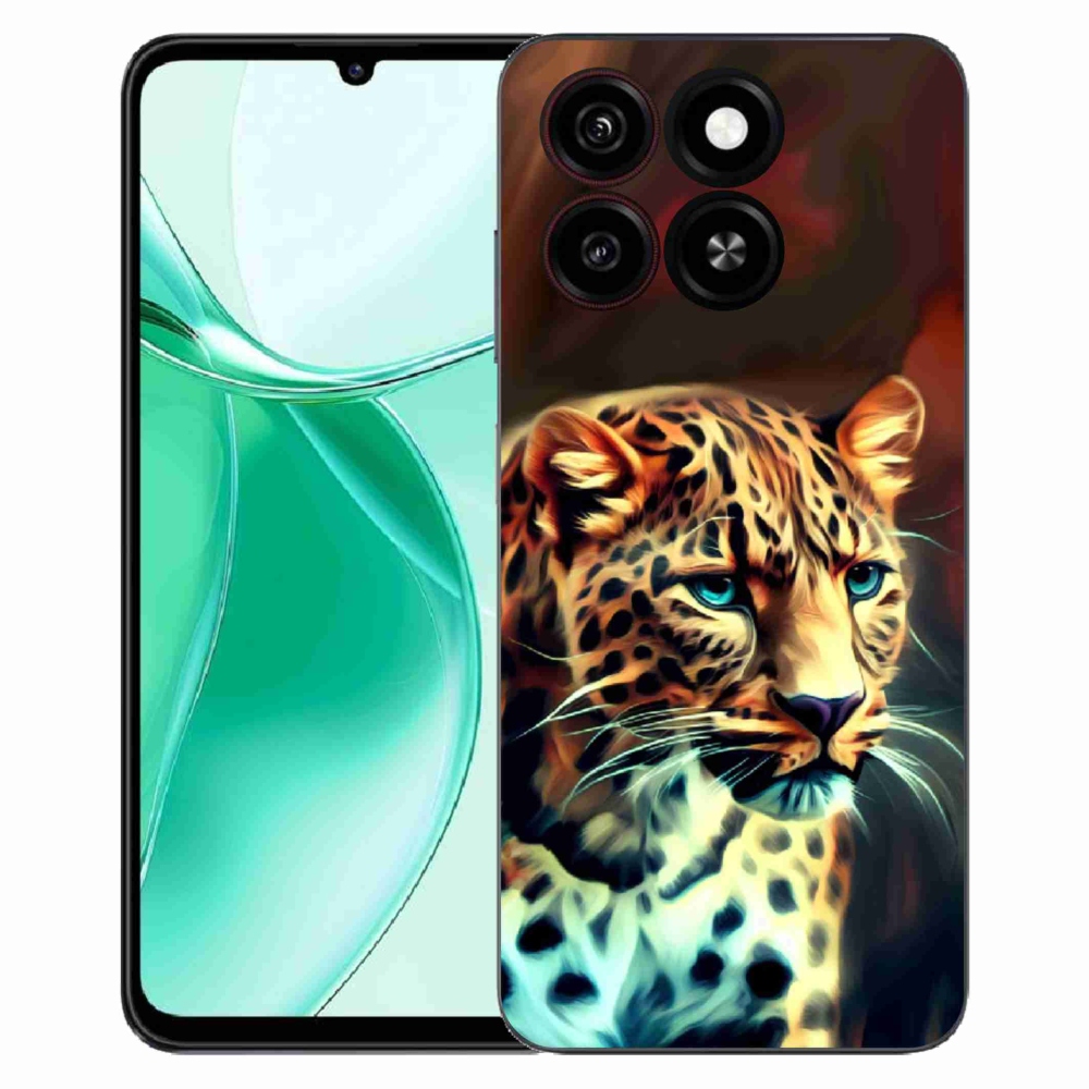 Gelový kryt mmCase na ZTE Blade A35 - leopard