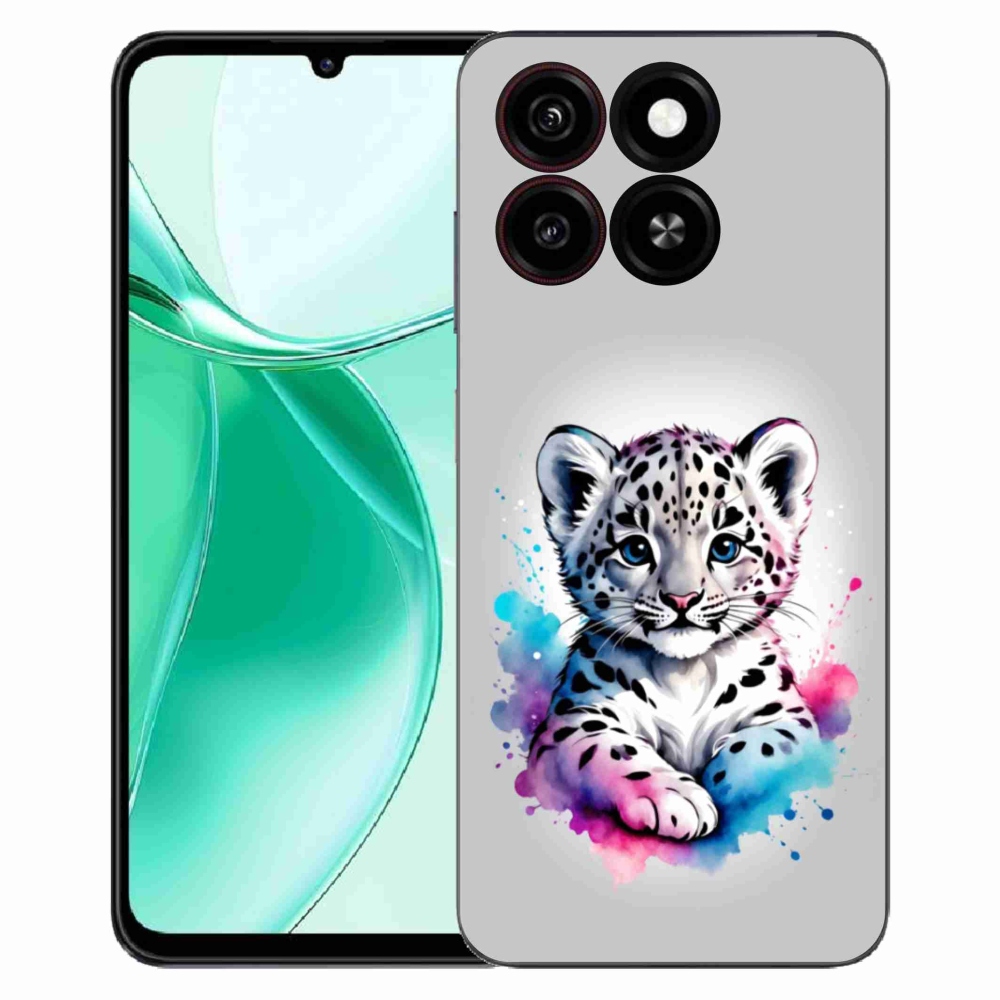 Gelový kryt mmCase na ZTE Blade A35 - levhartí mládě