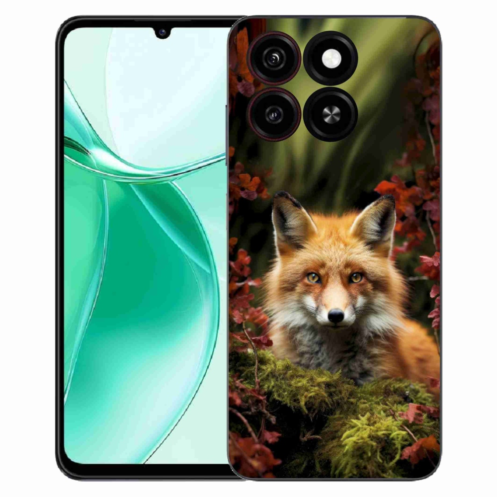 Gelový kryt mmCase na ZTE Blade A35 - liška v lese