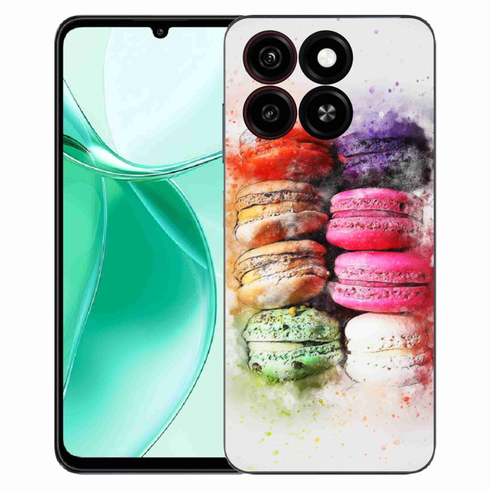 Gelový kryt mmCase na ZTE Blade A35 - makrónky