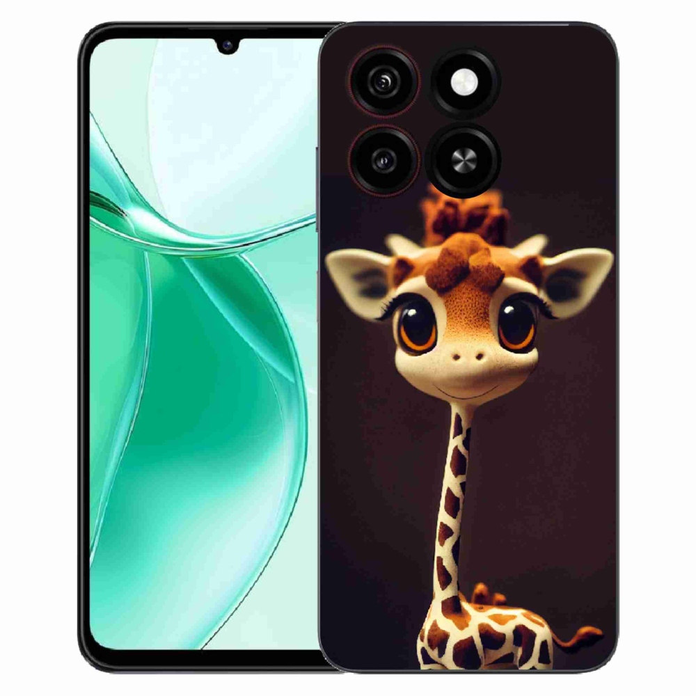 Gelový kryt mmCase na ZTE Blade A35 - malá žirafa