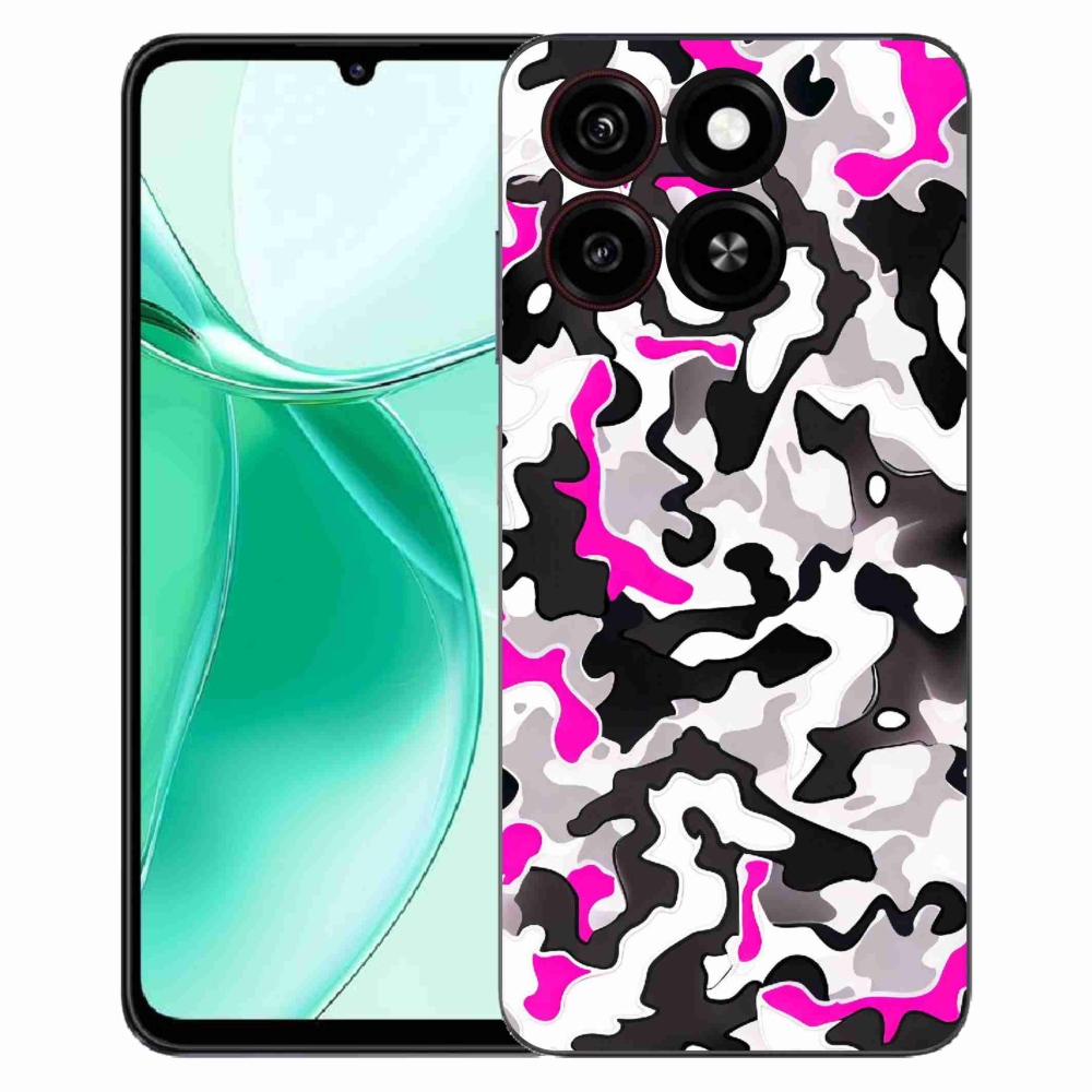 Gelový kryt mmCase na ZTE Blade A35 - maskáčový vzor 5