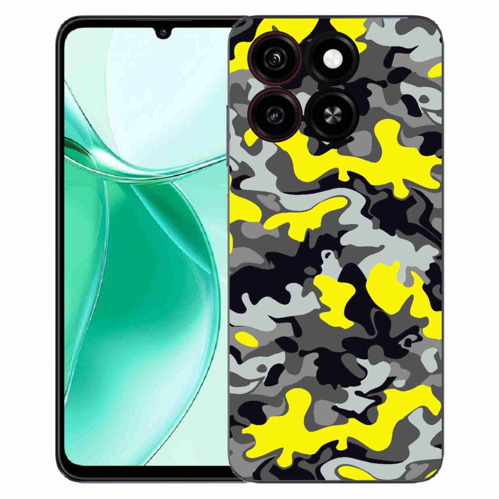 Gelový kryt mmCase na ZTE Blade A35 - maskáčový vzor 6