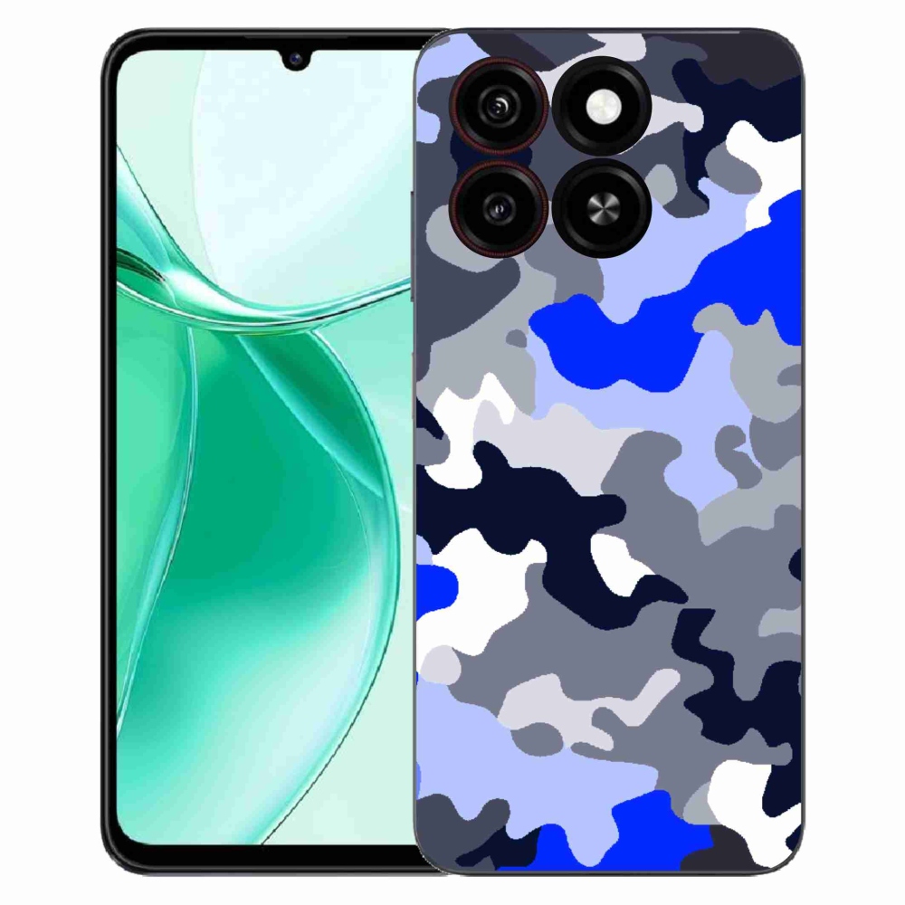 Gelový kryt mmCase na ZTE Blade A35 - maskáčový vzor 8
