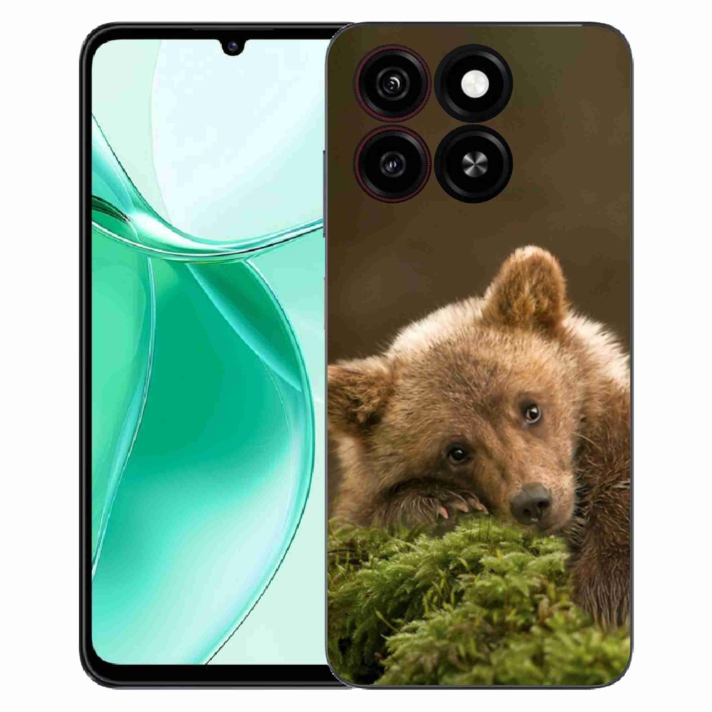 Gelový kryt mmCase na ZTE Blade A35 - medvěd