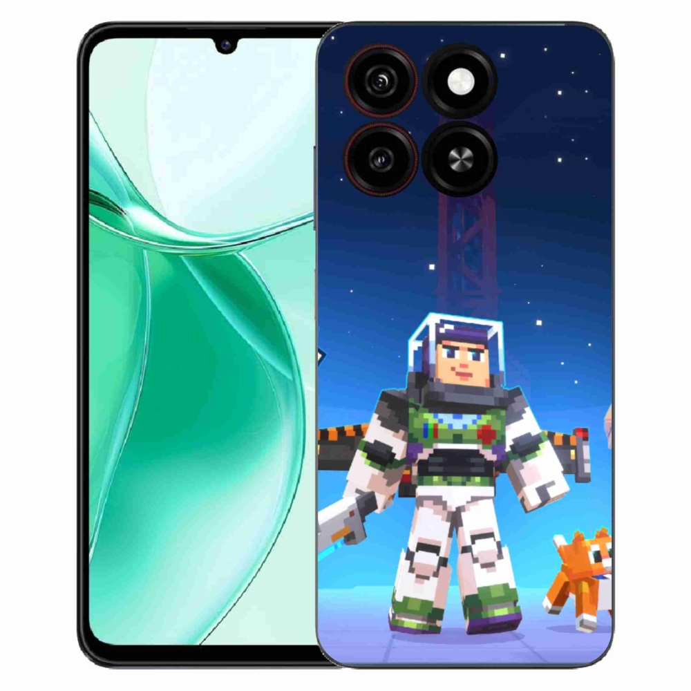 Gelový kryt mmCase na ZTE Blade A35 - minecraft 2
