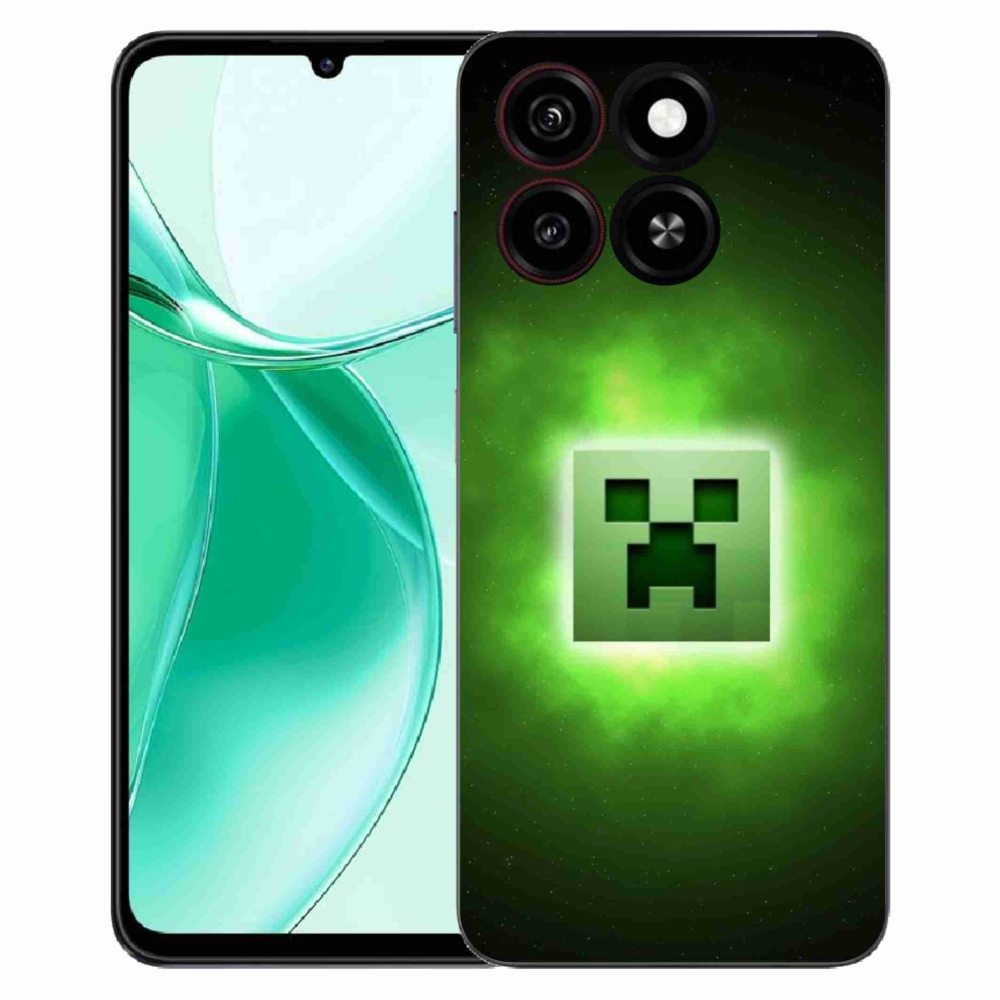Gelový kryt mmCase na ZTE Blade A35 - minecraft