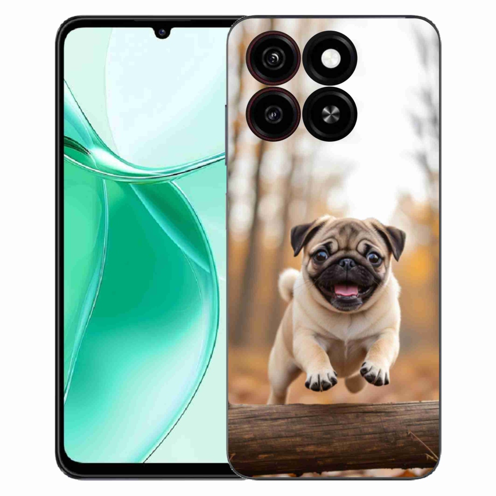 Gelový kryt mmCase na ZTE Blade A35 - mops 2