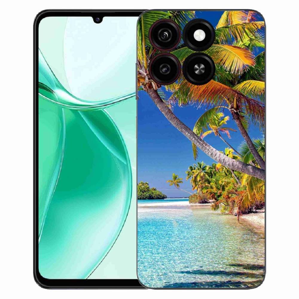 Gelový kryt mmCase na ZTE Blade A35 - mořská pláž
