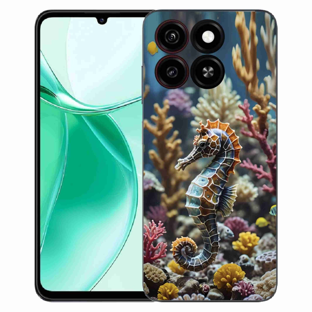 Gelový kryt mmCase na ZTE Blade A35 - mořský koník 2