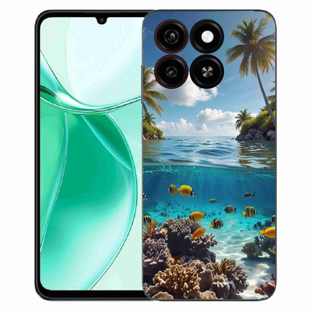 Gelový kryt mmCase na ZTE Blade A35 - mořský svět 4