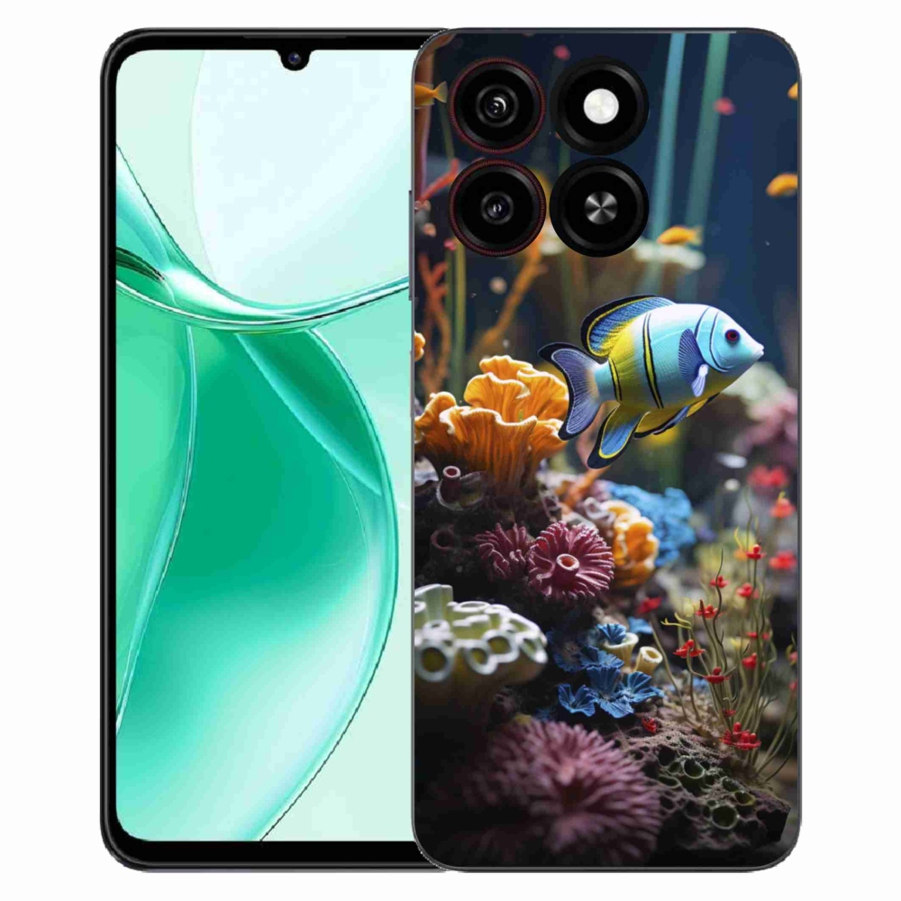 Gelový kryt mmCase na ZTE Blade A35 - mořský svět 5