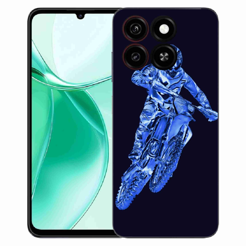Gelový kryt mmCase na ZTE Blade A35 - motocross 1