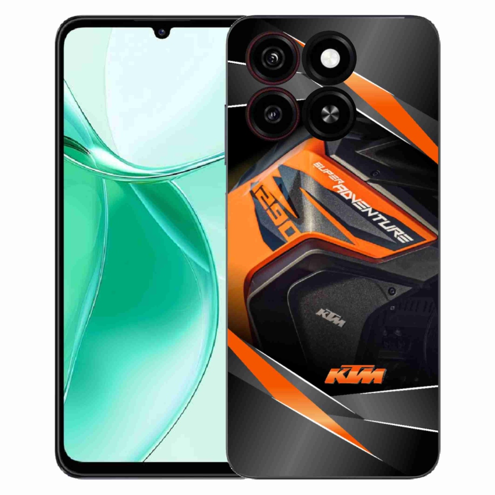 Gelový kryt mmCase na ZTE Blade A35 - motorka ktm