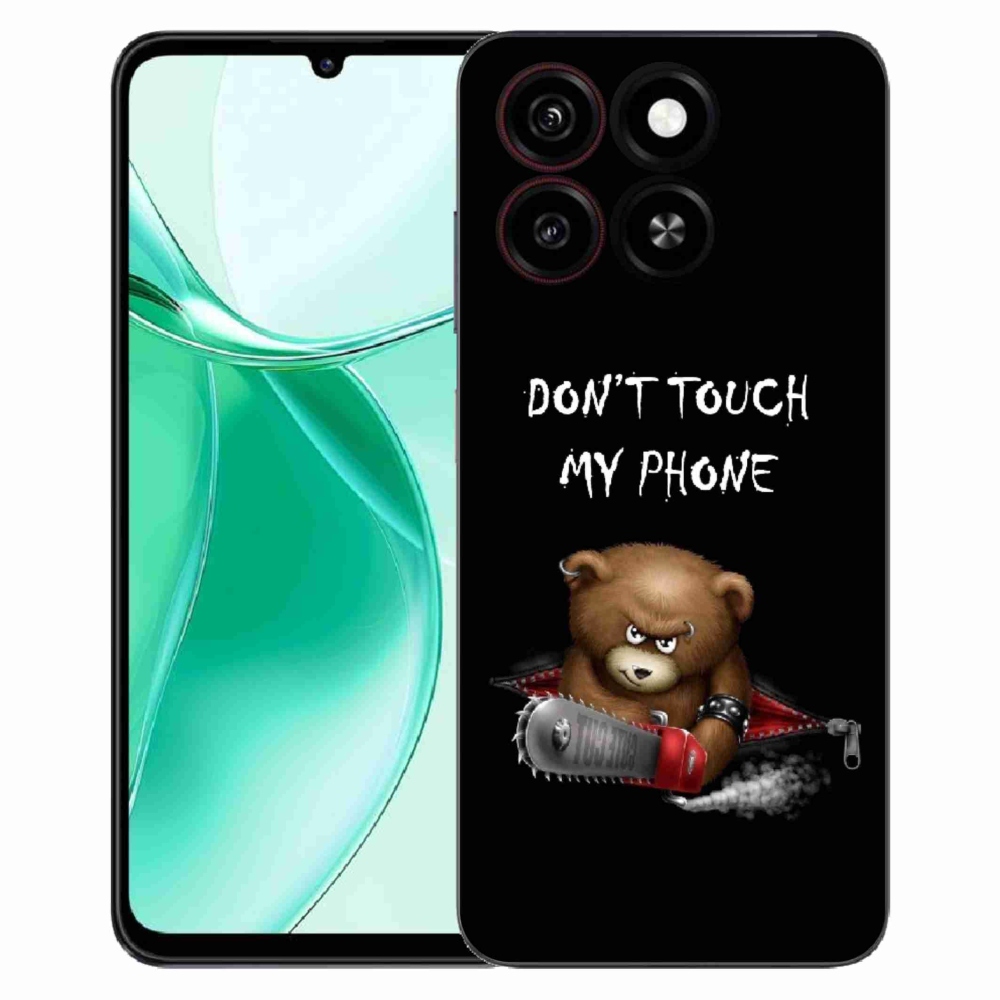 Gelový kryt mmCase na ZTE Blade A35 - nesahej na telefon
