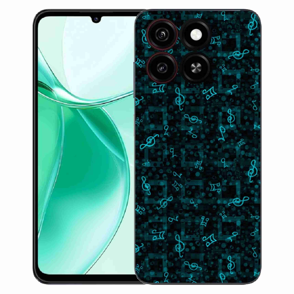 Gelový kryt mmCase na ZTE Blade A35 - noty 1