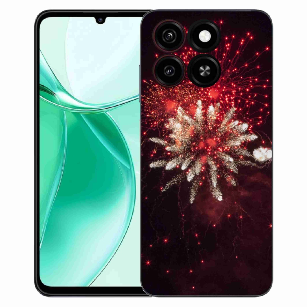 Gelový kryt mmCase na ZTE Blade A35 - ohňostroj