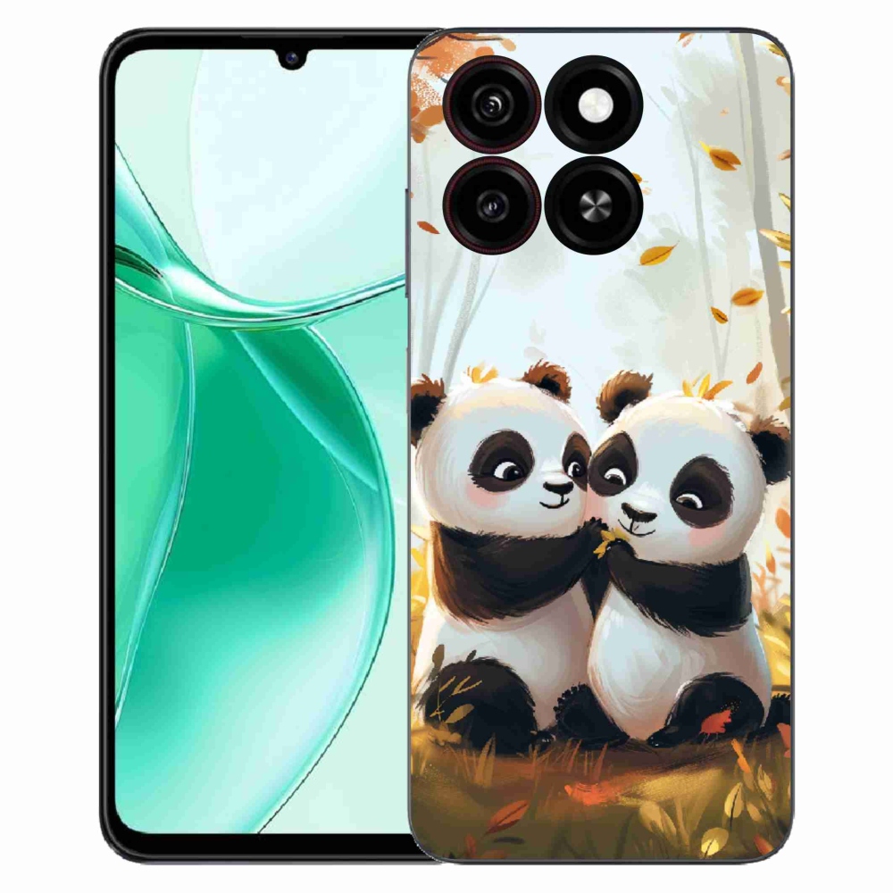 Gelový kryt mmCase na ZTE Blade A35 - pandy