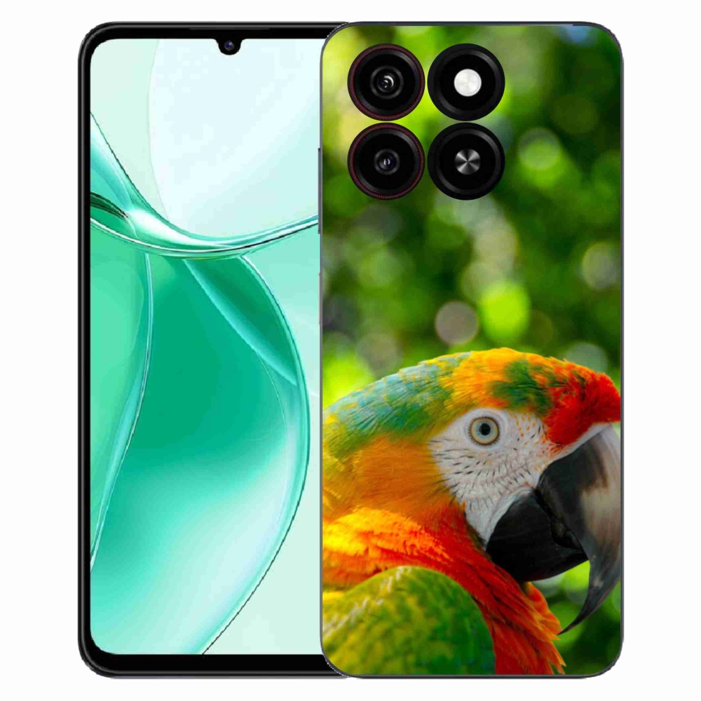 Gelový kryt mmCase na ZTE Blade A35 - papoušek ara 3
