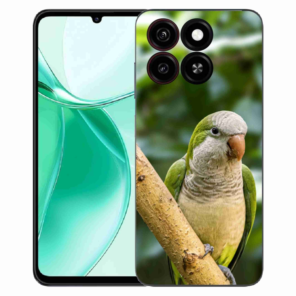 Gelový kryt mmCase na ZTE Blade A35 - papoušek mníšek