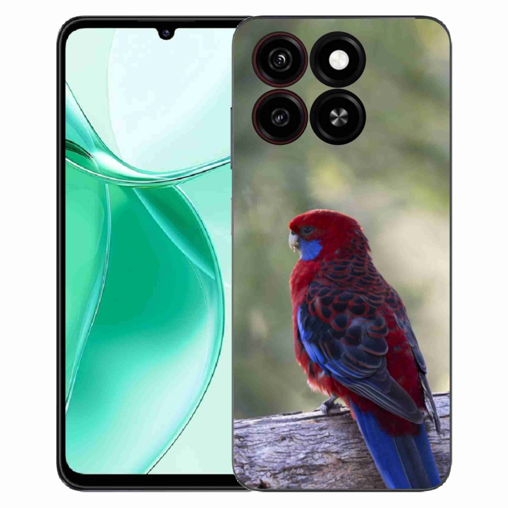 Gelový kryt mmCase na ZTE Blade A35 - papoušek rosela