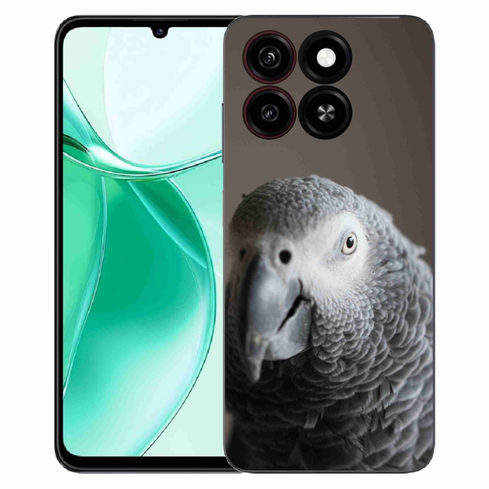 Gelový kryt mmCase na ZTE Blade A35 - papoušek žako 2