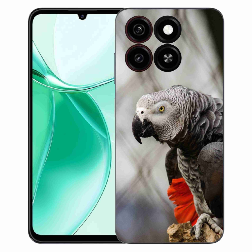 Gelový kryt mmCase na ZTE Blade A35 - papoušek žako 3