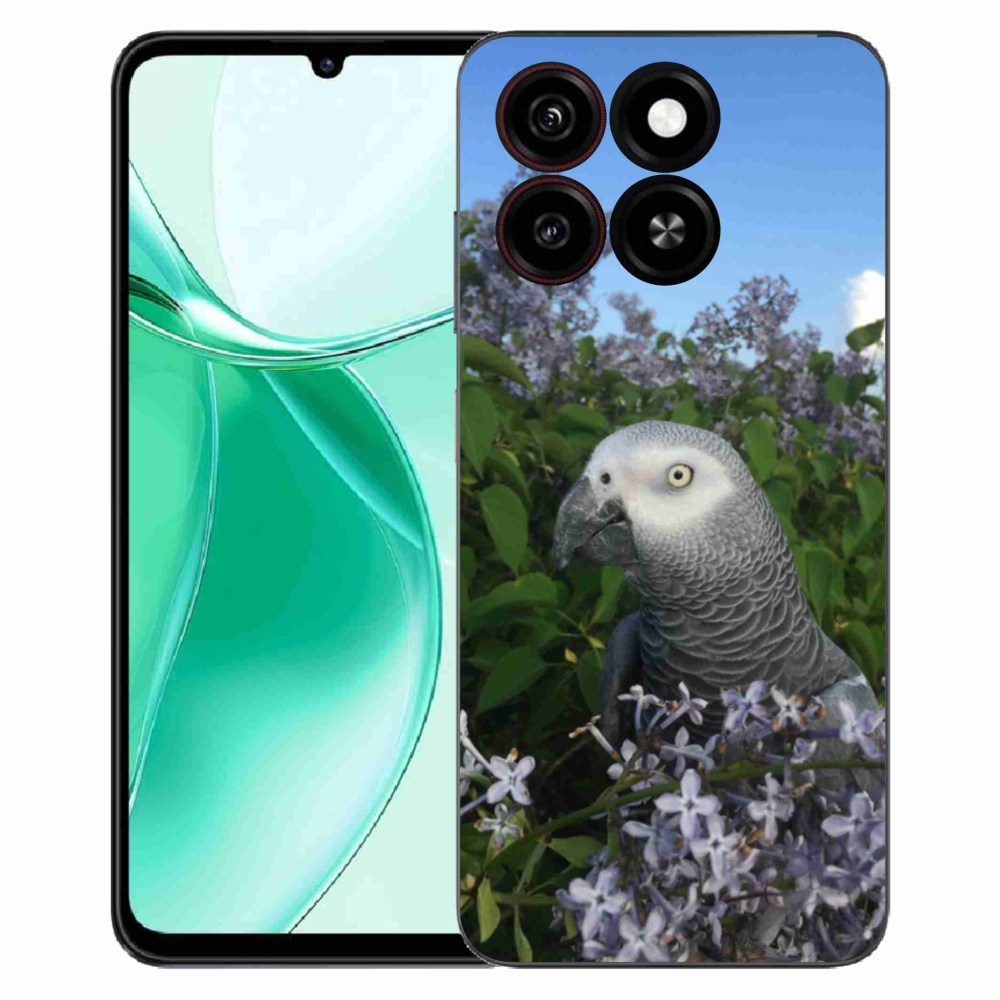 Gelový kryt mmCase na ZTE Blade A35 - papoušek žako