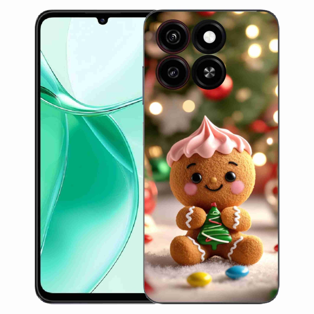 Gelový kryt mmCase na ZTE Blade A35 - perníček