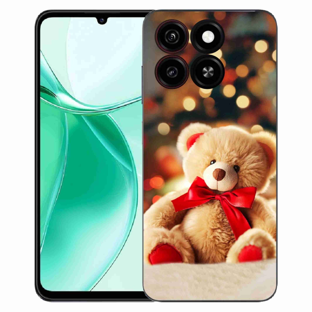 Gelový kryt mmCase na ZTE Blade A35 - plyšový medvídek